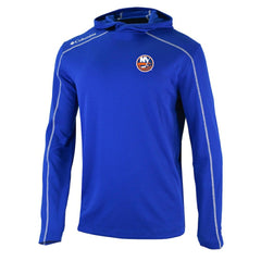 New York Islanders Columbia Omni-Wick Shotgun Long Sleeve Hoodie T-Shirt Blue