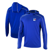 New York Rangers Columbia Omni-Wick Shotgun Long Sleeve Hoodie T-Shirt Blue