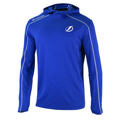 Tampa Bay Lightning Columbia Omni-Wick Shotgun Long Sleeve Hoodie T-Shirt Blue