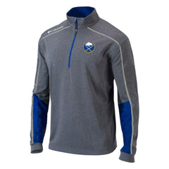 Buffalo Sabres Columbia Omni-Wick Shotgun 2.0 Quarter-Zip Pullover Top Gray/Blue