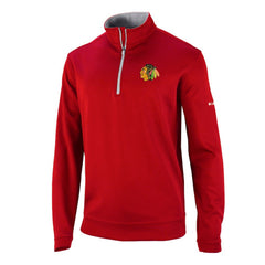 Chicago Blackhawks Columbia Omni-Wick Wickhams Hills Half-Zip Pullover Top Red