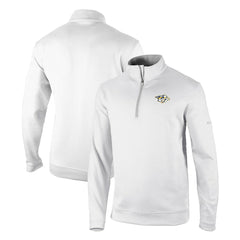 Nashville Predators Columbia Omni-Wick Wickhams Hills Half-Zip Pullover Top White