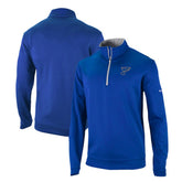 St. Louis Blues Columbia Omni-Wick Wickhams Hills Half-Zip Pullover Top Blue