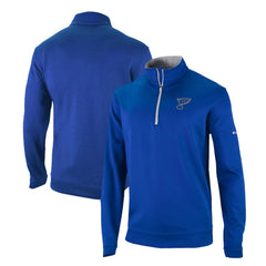 St. Louis Blues Columbia Omni-Wick Wickhams Hills Half-Zip Pullover Top Blue