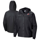 Carolina Hurricanes Columbia Oroville Creek Lightweight Full-Zip Windbreaker Jacket Black