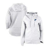 St. Louis Blues Columbia Women's Omni-Wick Pack It Up Full-Zip Jacket White
