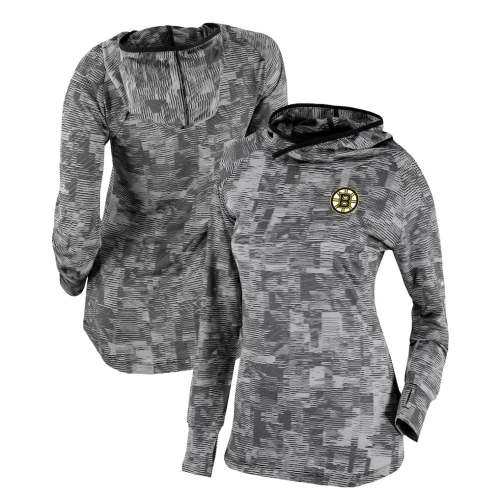Boston Bruins Columbia Women's Omni-Wick Sunday Ball Pullover Hoodie Black