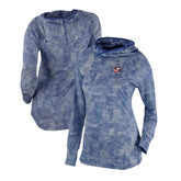 Columbus Blue Jackets Columbia Women's Omni-Wick Sunday Ball Pullover Hoodie Navy