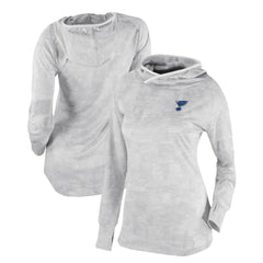St. Louis Blues Columbia Women's Omni-Wick Sunday Ball Pullover Hoodie White