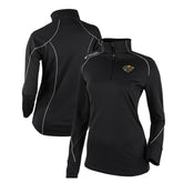 Minnesota Wild Columbia Women's Omni-Wick Shotgun 2.0 Quarter-Zip Pullover Top Black