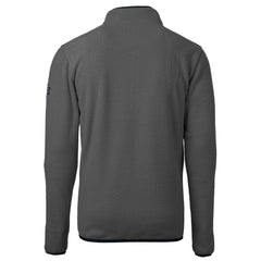 Baltimore Ravens Cutter & Buck Helmet Cascade Eco Sherpa Fleece Quarter-Zip Pullover Jacket - Gray/Black for sale