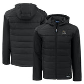 Baltimore Ravens Cutter & Buck Helmet Evoke Hybrid Eco Softshell Recycled Full-Zip Hoodie Jacket - Black sale