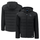 New York Giants Cutter & Buck Helmet Evoke Hybrid Eco Softshell Recycled Full-Zip Hoodie Jacket - Black outlet