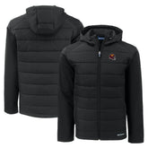 Washington Commanders Cutter & Buck Helmet Evoke Hybrid Eco Softshell Recycled Full-Zip Hoodie Jacket - Black cheap