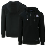 Buffalo Bills Cutter & Buck Helmet Roam Eco Half-Zip Recycled Pullover Hoodie - Black online