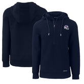 Buffalo Bills Cutter & Buck Helmet Roam Eco Half-Zip Recycled Pullover Hoodie - Navy cheap