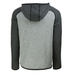 Pittsburgh Steelers Cutter & Buck Helmet Mainsail Sweater-Knit Full-Zip Hoodie - Heather Gray/Heather Charcoal on sale