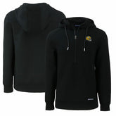 Green Bay Packers Cutter & Buck Helmet Roam Eco Half-Zip Recycled Pullover Hoodie - Black discount