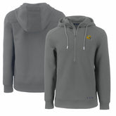 Green Bay Packers Cutter & Buck Helmet Roam Eco Half-Zip Recycled Pullover Hoodie - Gray for sale