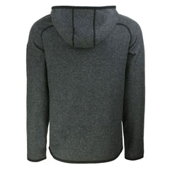 Washington Commanders Cutter & Buck Helmet Mainsail Sweater-Knit Full-Zip Hoodie - Heather Charcoal discount