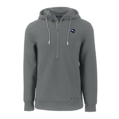 Minnesota Vikings Cutter & Buck Helmet Roam Eco Half-Zip Recycled Pullover Hoodie - Gray on sale