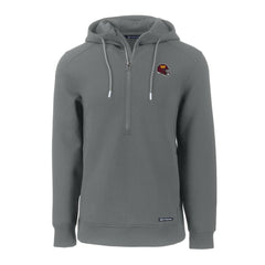 Washington Commanders Cutter & Buck Helmet Roam Eco Half-Zip Recycled Pullover Hoodie - Gray sale