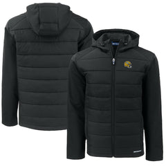 Green Bay Packers Cutter & Buck Helmet Big & Tall Evoke Hybrid Eco Softshell Recycled Full-Zip Jacket - Black outlet