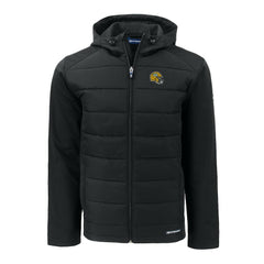 Green Bay Packers Cutter & Buck Helmet Big & Tall Evoke Hybrid Eco Softshell Recycled Full-Zip Jacket - Black outlet