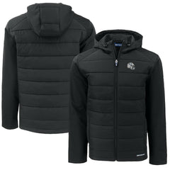 Indianapolis Colts Cutter & Buck Helmet Big & Tall Evoke Hybrid Eco Softshell Recycled Full-Zip Hoodie Jacket - Black discount