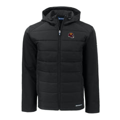 Washington Commanders Cutter & Buck Helmet Big & Tall Evoke Hybrid Eco Softshell Recycled Full-Zip Jacket - Black sale