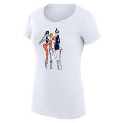 Houston Astros G-III 4Her by Carl Banks Women's Super-Slim Fit Lightweight Baseball Girls T-Shirt - White