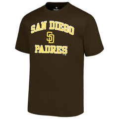 San Diego Padres Profile Big & Tall Heart & Soul T-Shirt - Brown