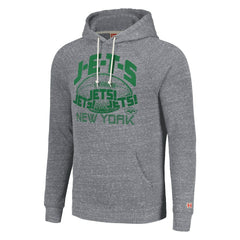 New York Jets Homage Unisex Hyperlocal Raglan Pullover Hoodie - Gray sale