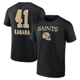 Alvin Kamara New Orleans Saints Team Wordmark Player Name & Number T-Shirt - Black discount