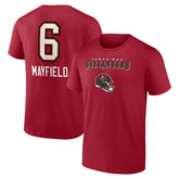 Baker Mayfield Tampa Bay Buccaneers Team Wordmark Player Name & Number T-Shirt - Red online