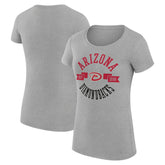 Arizona Diamondbacks G-III 4Her by Carl Banks Women's Super-Slim Fit Lightweight City Graphic T-Shirt - Heather Gray
