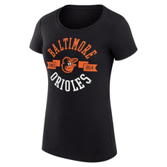 Baltimore Orioles G-III 4Her by Carl Banks Women's Super-Slim Fit Lightweight City Graphic T-Shirt - Black