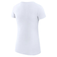 Los Angeles Angels G-III 4Her by Carl Banks Women's Super-Slim Fit Lightweight City Graphic T-Shirt - White