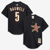 Jeff Bagwell Houston Astros Authentic Batting Practice Jersey - Black | Mitchell & Ness