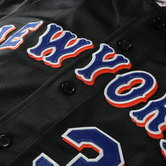 Mike Piazza New York Mets Cooperstown Collection 2000 Batting Practice Jersey - Black | Mitchell & Ness