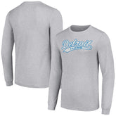 Detroit Lions Starter Tailsweep Long Sleeve T-Shirt - Heather Gray sale