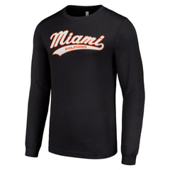 Miami Dolphins Starter Tailsweep Long Sleeve T-Shirt - Black for sale