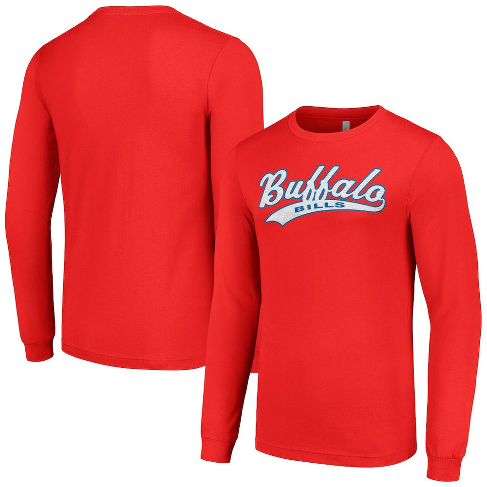 Buffalo Bills Starter Tailsweep Long Sleeve T-Shirt - Red cheap