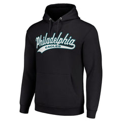 Philadelphia Eagles Starter Unisex Tailsweep Pullover Hoodie - Black sale