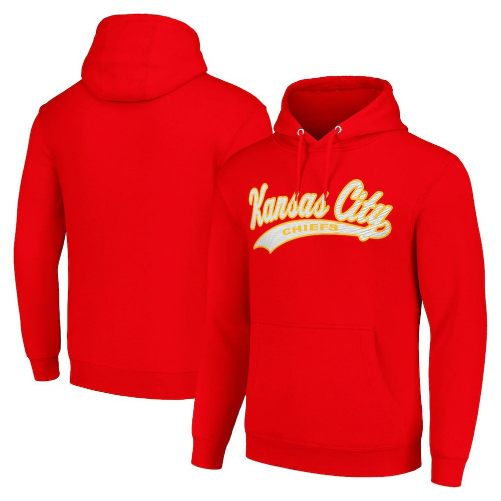 Kansas City Chiefs Starter Unisex Tailsweep Pullover Hoodie - Red online