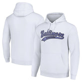 Baltimore Ravens Starter Unisex Tailsweep Pullover Hoodie - White on sale
