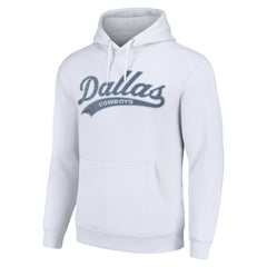 Dallas Cowboys Starter Unisex Tailsweep Pullover Hoodie - White cheap
