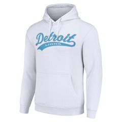 Detroit Lions Starter Unisex Tailsweep Pullover Hoodie - White discount