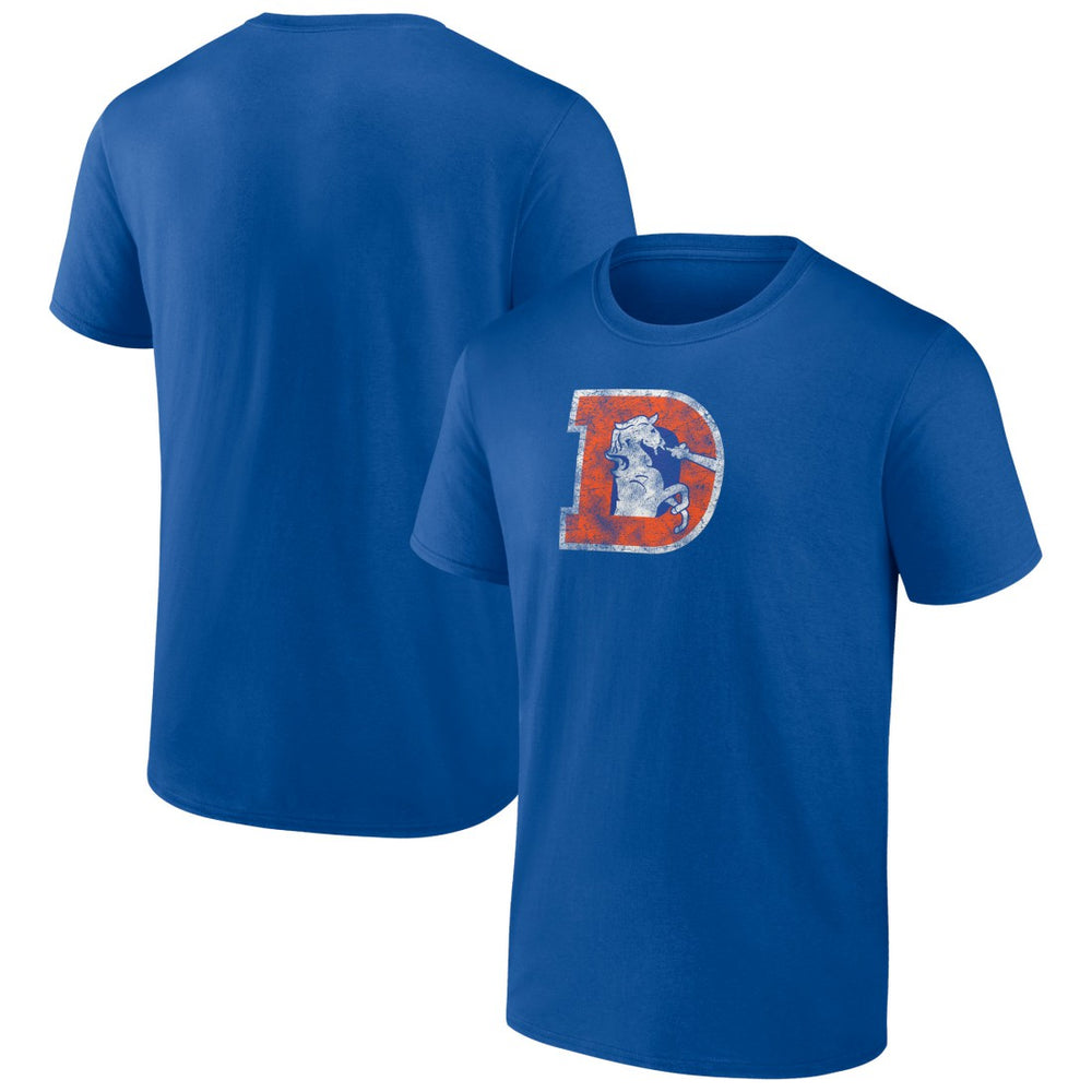 Denver Broncos Throwback T-Shirt - Royal online