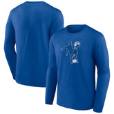 Indianapolis Colts Throwback Long Sleeve T-Shirt - Royal discount